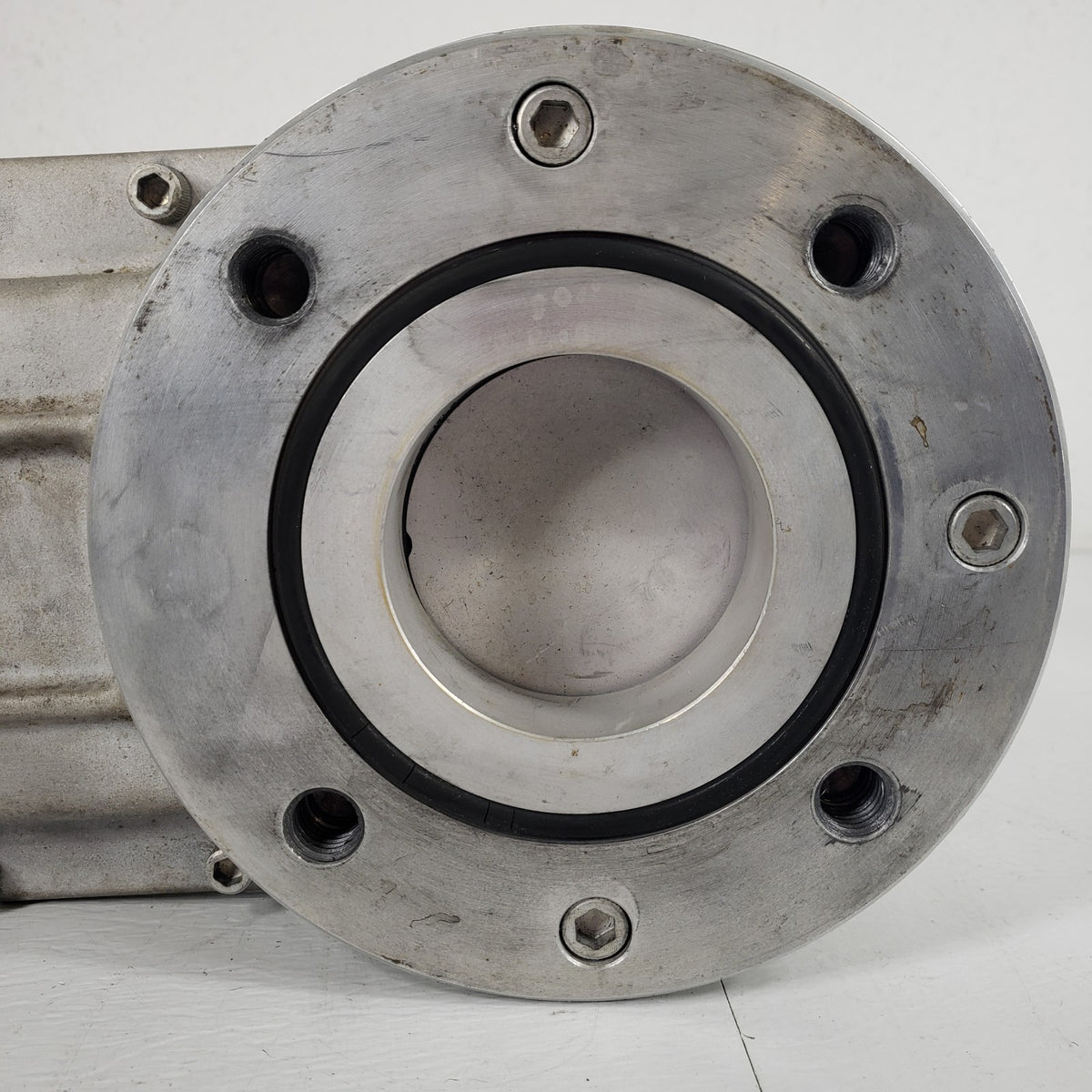 Airco Temescal 3" Manual High Vacuum Gate Valve ASA Flange Aluminum O-Ring
