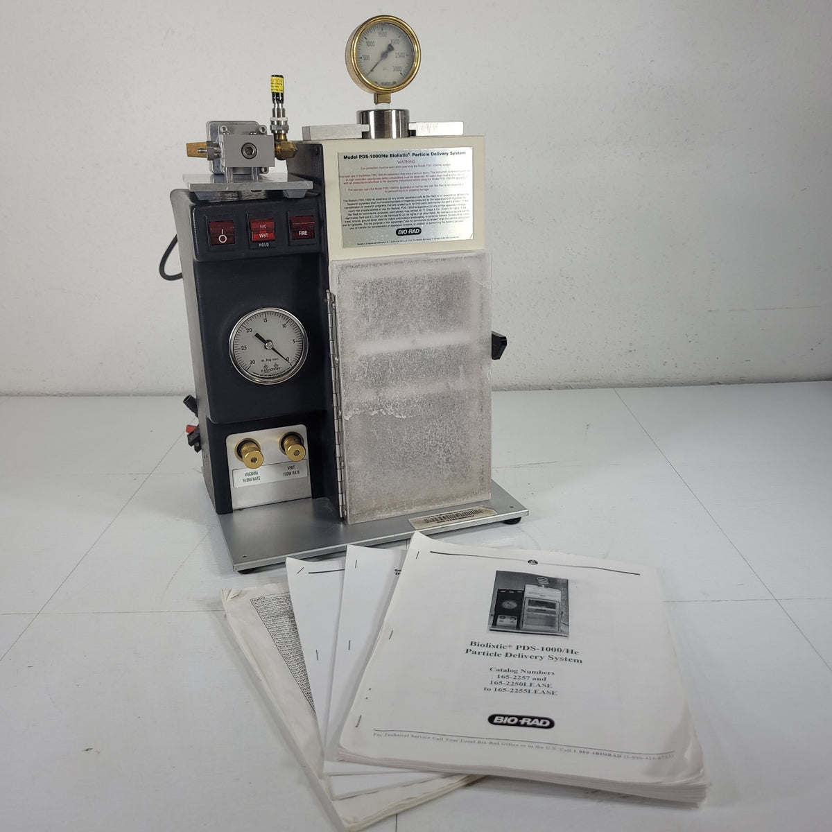 TESTED Bio-Rad PDS-1000/He Biolistic Particle Delivery System Gene Gun