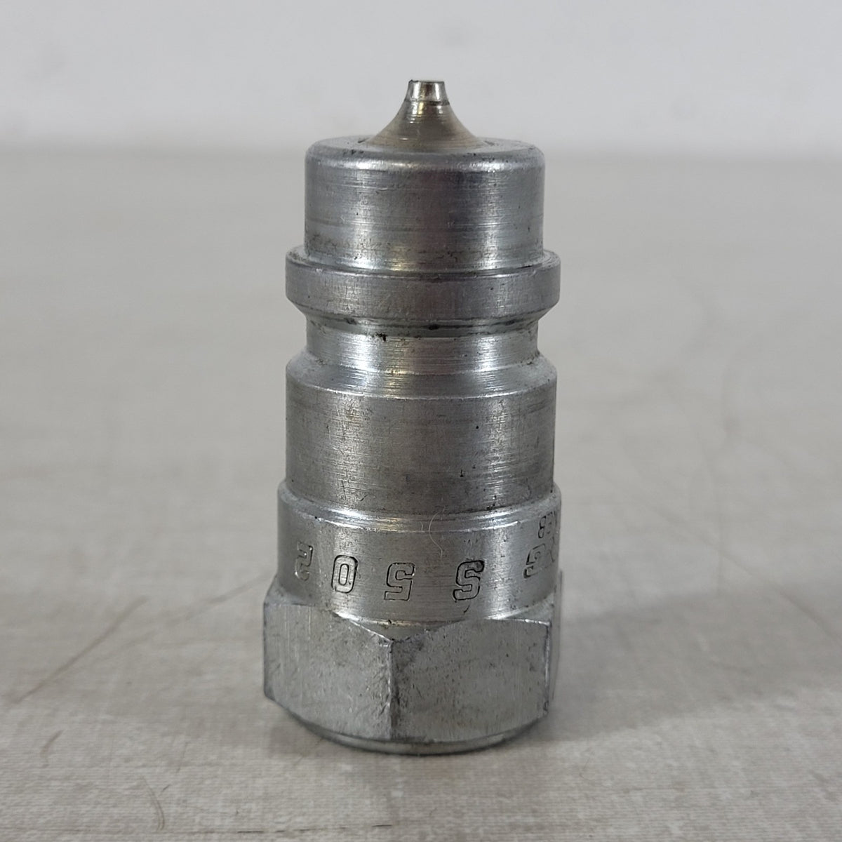 Parker Bruning SM-502-8FP 1/2" NPTF Hydraulic Quick Coupler Nipple 6000 PSI