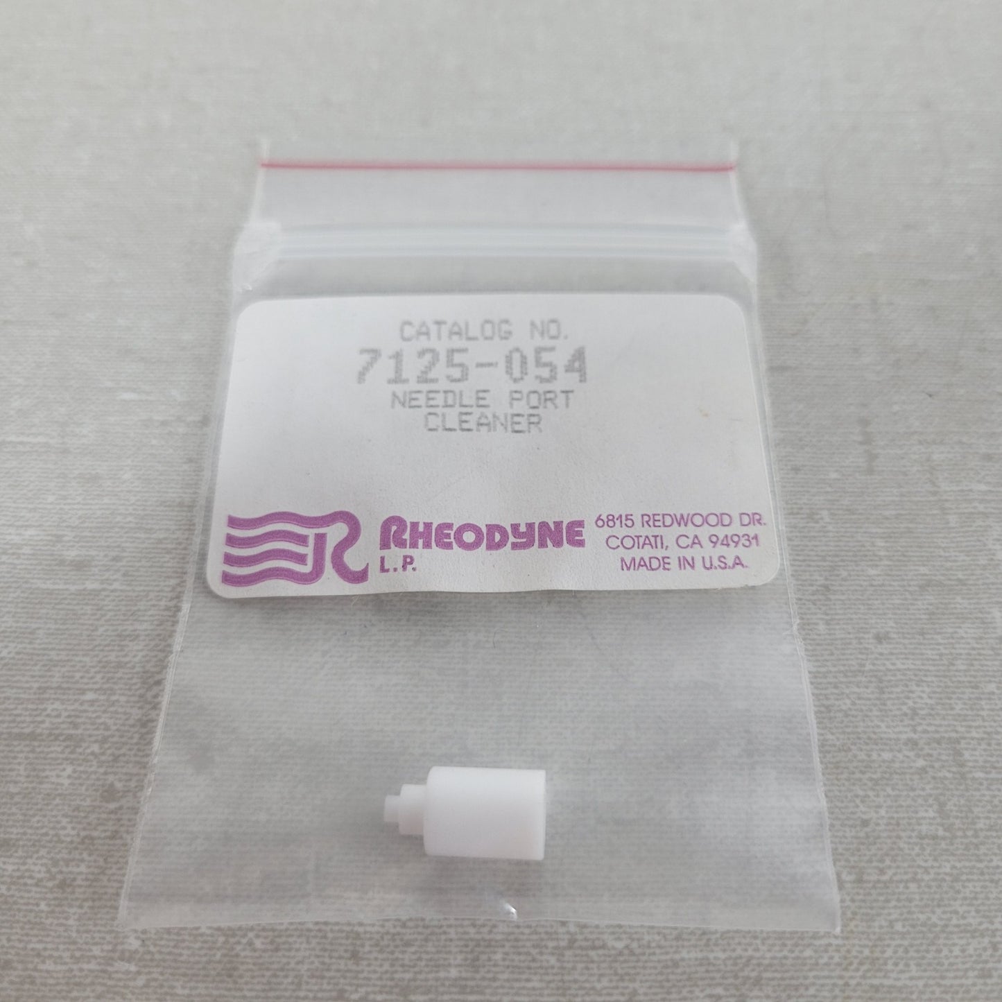 Rheodyne 7125-054 HPLC Injector Valve Needle Port Cleaner Tool IDEX