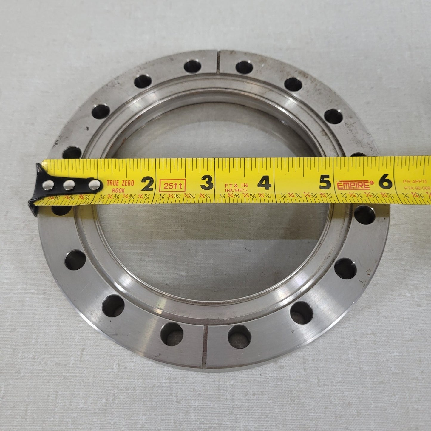 MDC Conflat DN100CF 4" Viewport Glass UHV Ultra High Vacuum Stainless
