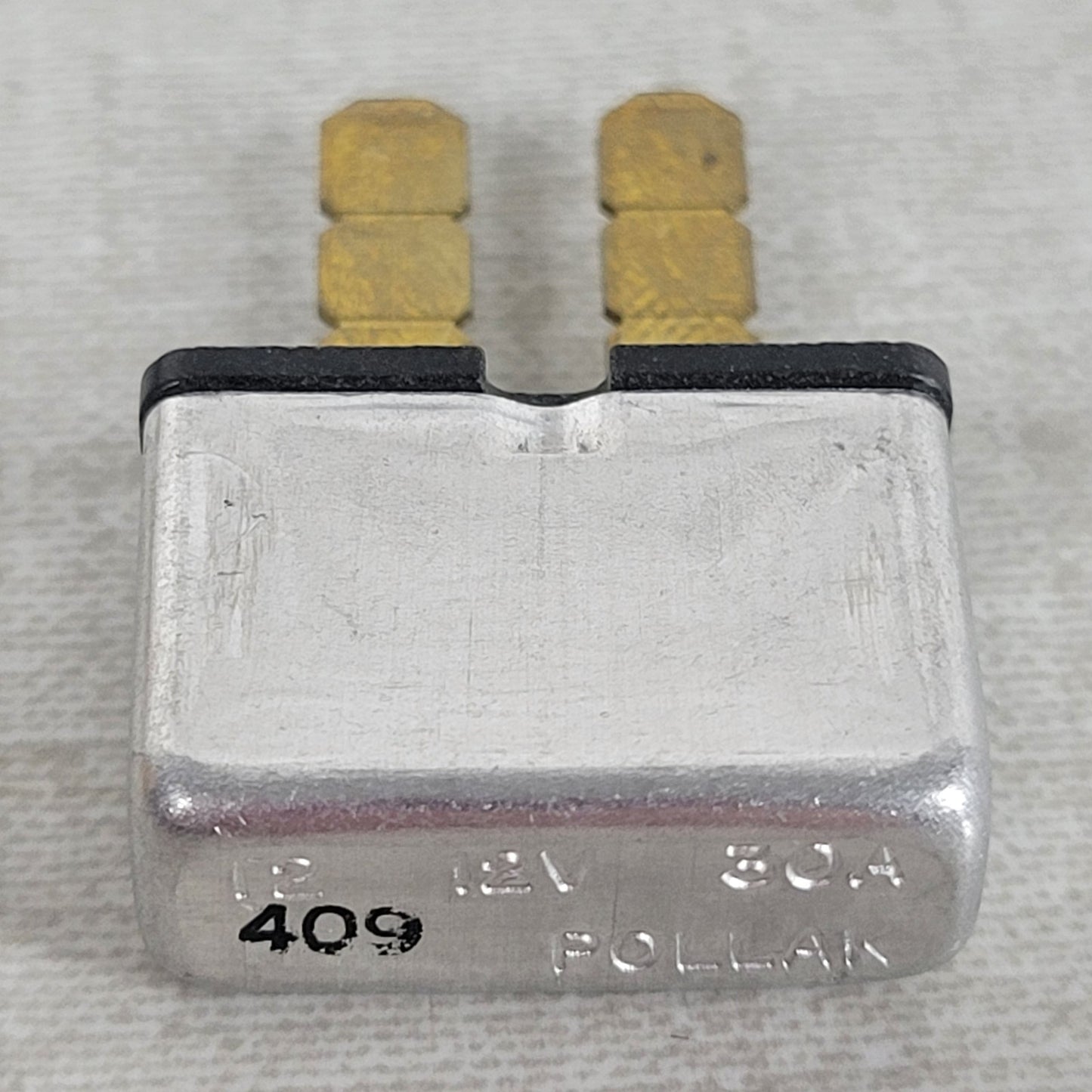 Lot of 10 Pollak T2 12V 30A Type II Auto Reset Circuit Breakers Blade Terminal