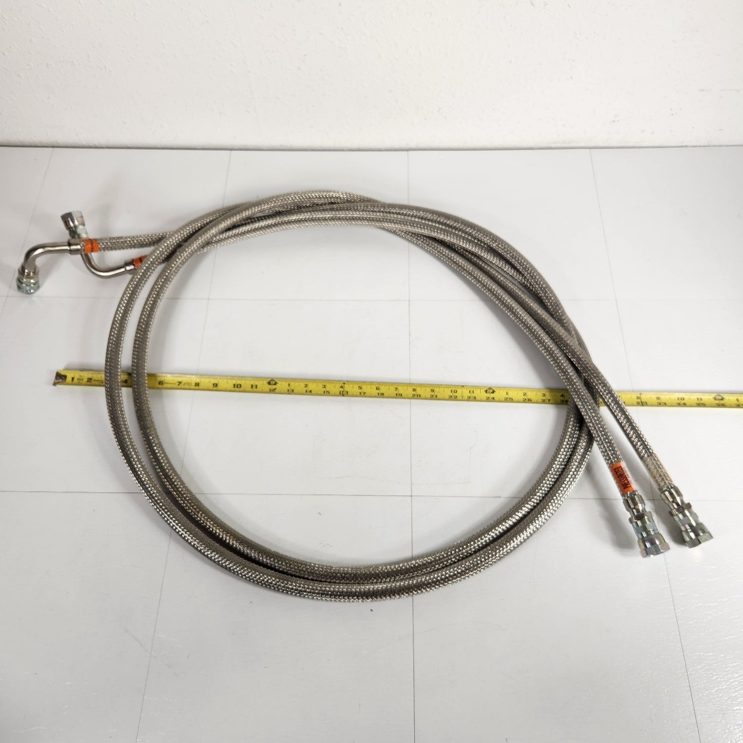 PAIR CTI Cryogenics 8043074G120 10ft Helium Supply Return Lines 260 PSI