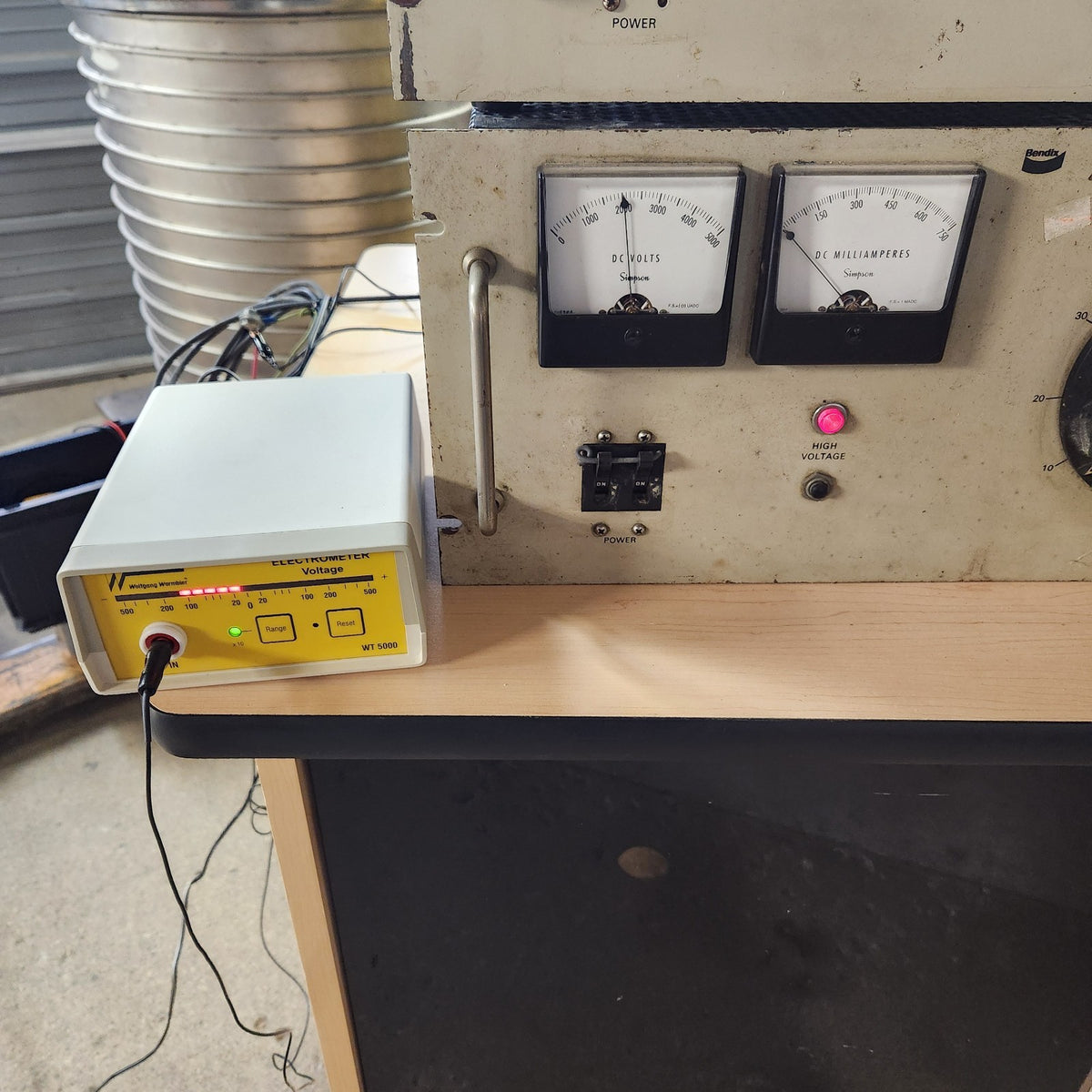 TESTED Bendix SDC-100 5kV Adjustable HV Hi Voltage DC Arc Discharge Power Supply
