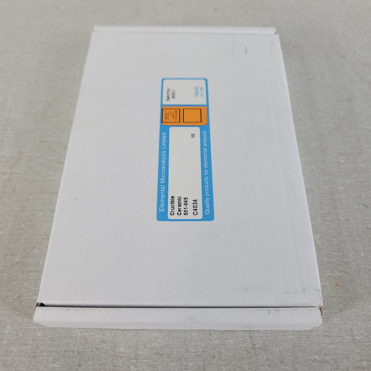 Lot 9 Elemental Microanalysis C4034 Ceramic Crucibles LECO 501-045-125 CHN