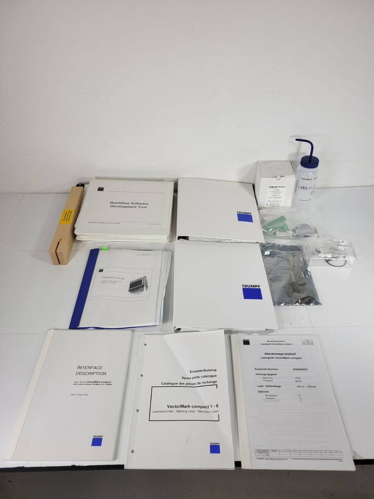 TRUMPF VWS800 VectorMark Laser Marking Workstation w/ Accessories Parts/Repair