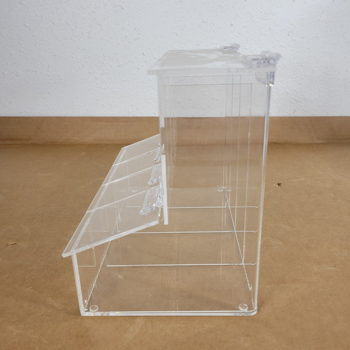Heathrow Scientific HS23404 Clear Acrylic 4-Place Compartment Dispensing Bin