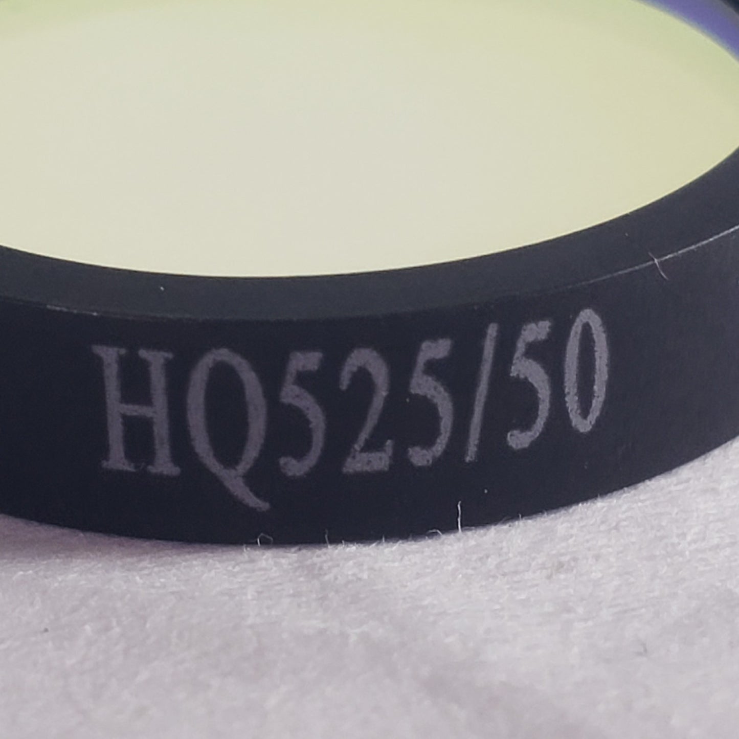 Chroma HQ525/50m 25 mm 1" Optical Bandpass Emission Filter, 525/50 nm