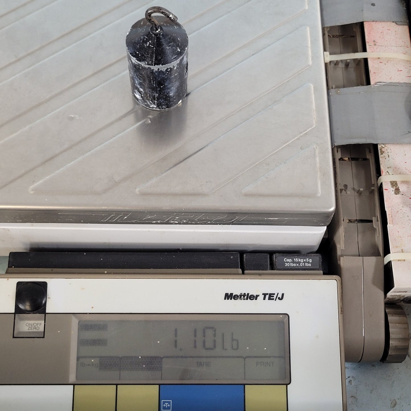 Tested Works Mettler Toledo TE15 15kg TE/J Industrial Platform Scale w/ Case