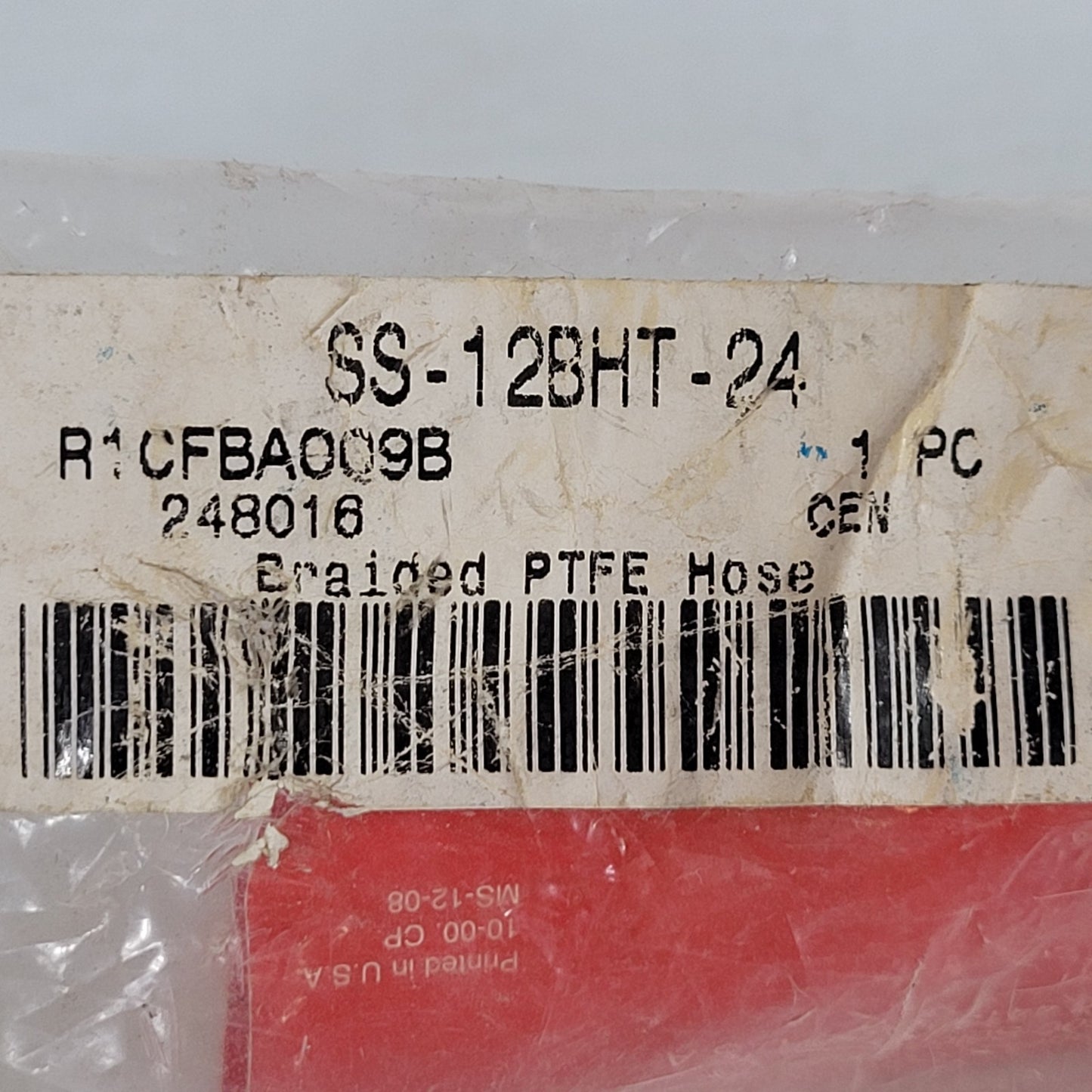 Swagelok SS-12BHT-24 3/4" PTFE Lined Stainless Braided Hose Assembly NEW
