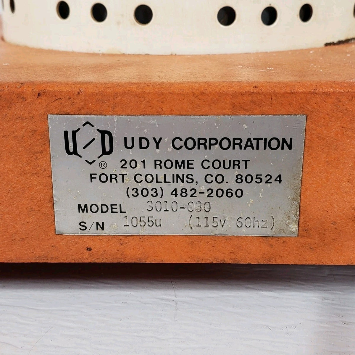 TESTED UDY 3010-030 Cyclone Sample Mill 115V Lab Grinder Grain Feed Accessories