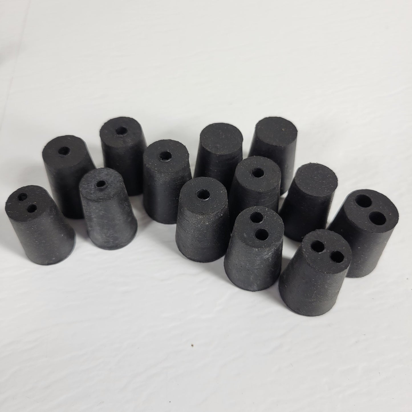 UNBRANDED Assorted Rubber Stops for Laboratory Glass Flasks, 43 Count Total