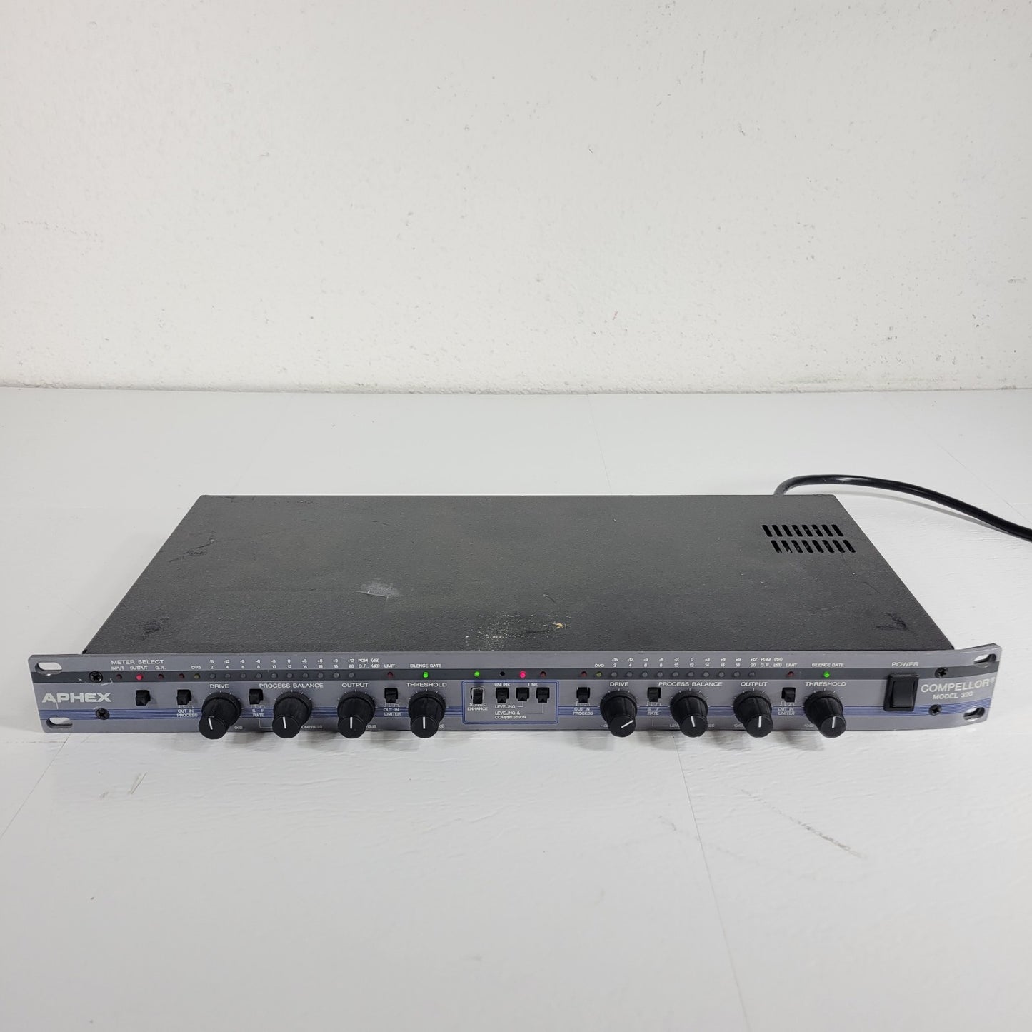 APHEX Compellor Model 320A, Dual Channel Automated Compressor, Mono and Stereo