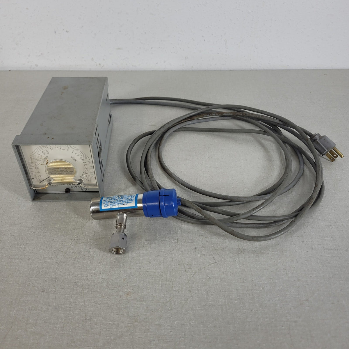 TESTED MKS Granville-Phillips 275 Convectron 1/2" VCR Gauge + 115V Readout
