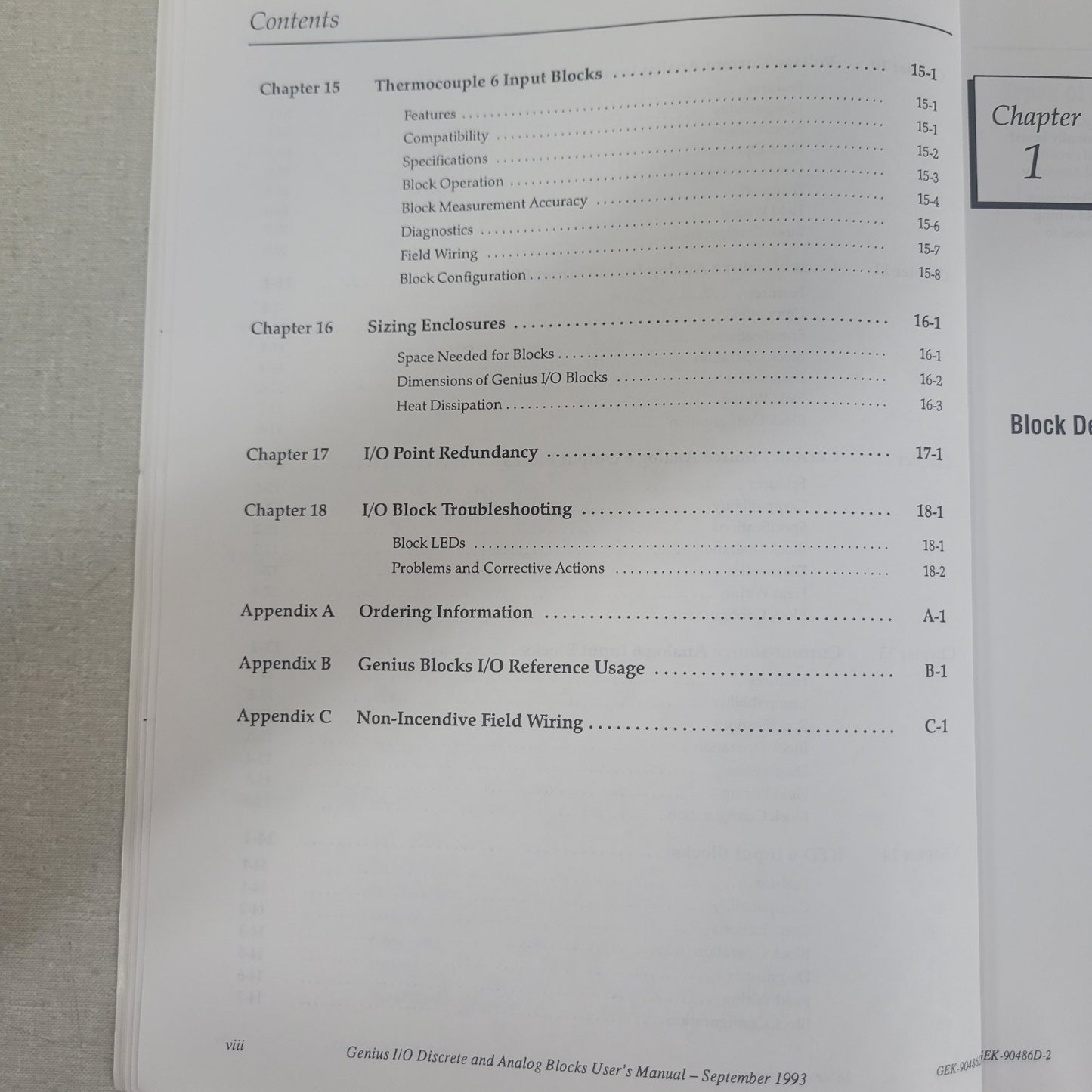 GE Fanuc GEK-90486D-2 Genius I/O Discrete Analog Blocks PLC User Manual