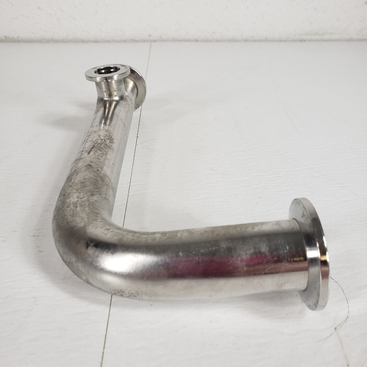 KF40 NW40 ISO-KF to KF16 NW16 Long 3-Way Reducing Tee High Vacuum Stainless
