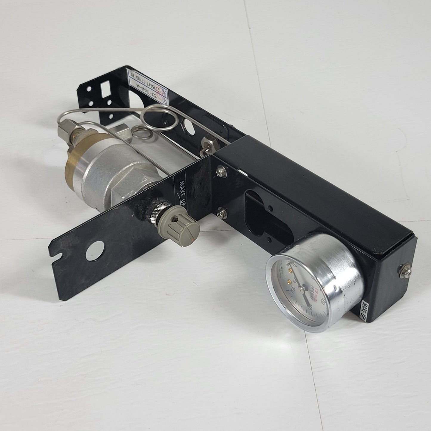 Shimadzu 221-75049-44 Make Up Gas Regulator & Pressure Gauge 221-18150-43 Assy
