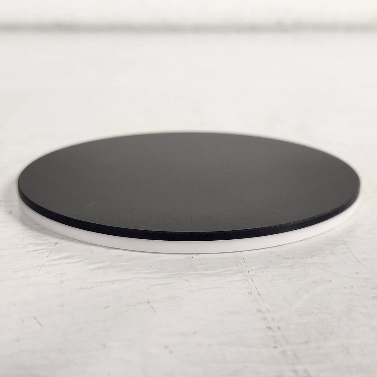 Meiji Techno MA568 94.5mm Reversible Black/White Microscope Stage Plate