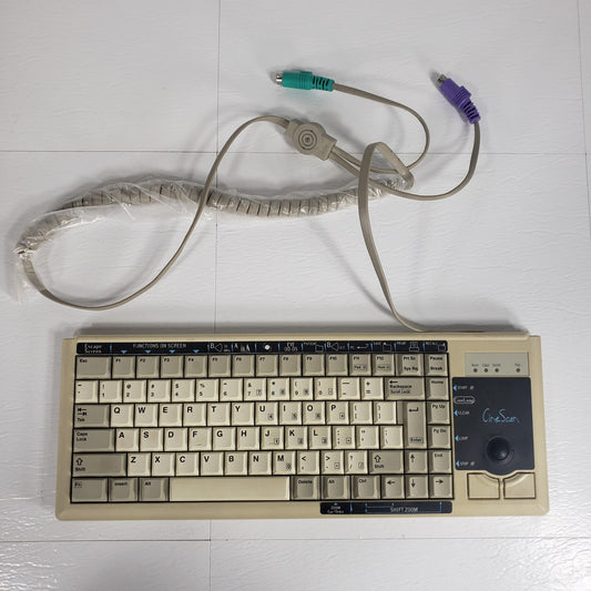 CHERRY ML4400 G84 Compact Keyboard w/ Integrated Trackball Mouse 83-Key