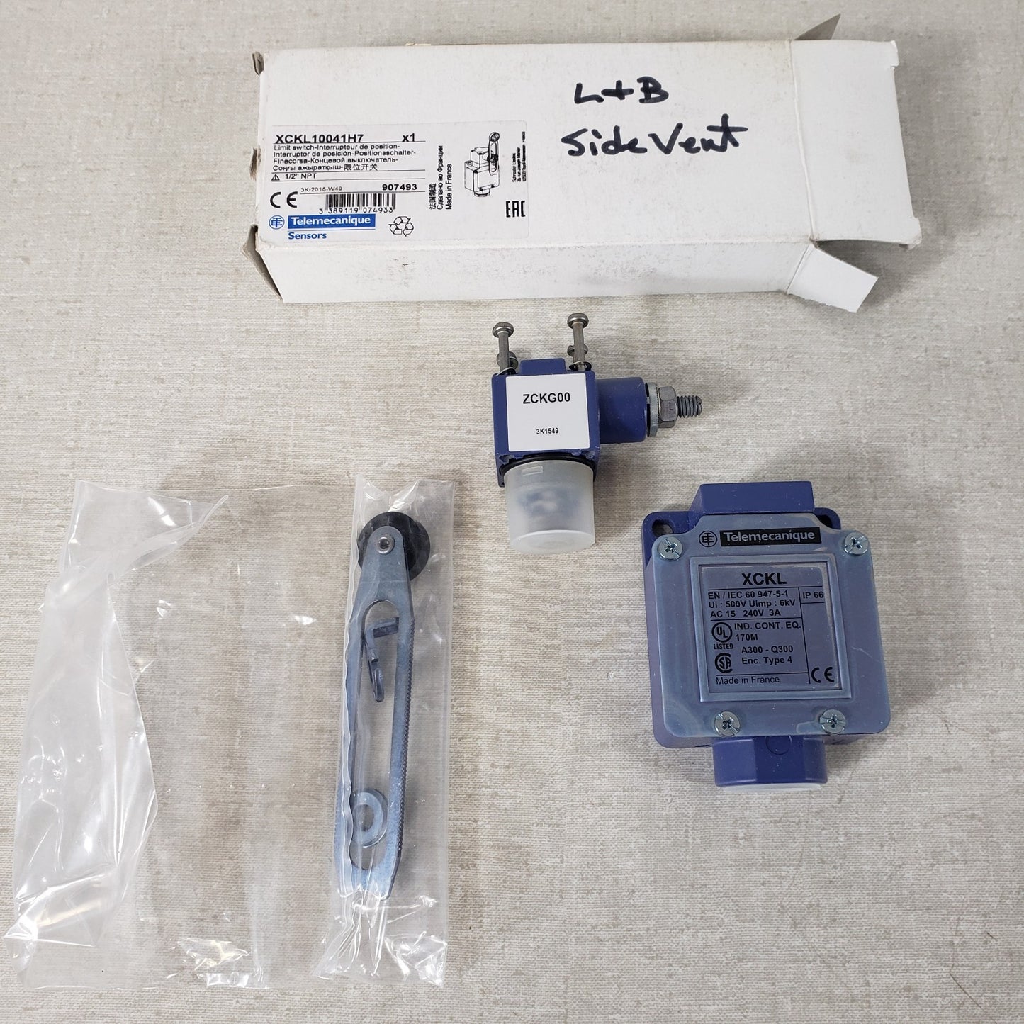 TELEMACANIQUE XCKL10041H7 Limit Switch for Circuits, XCKL, ZCKG00, ZCK-Y41