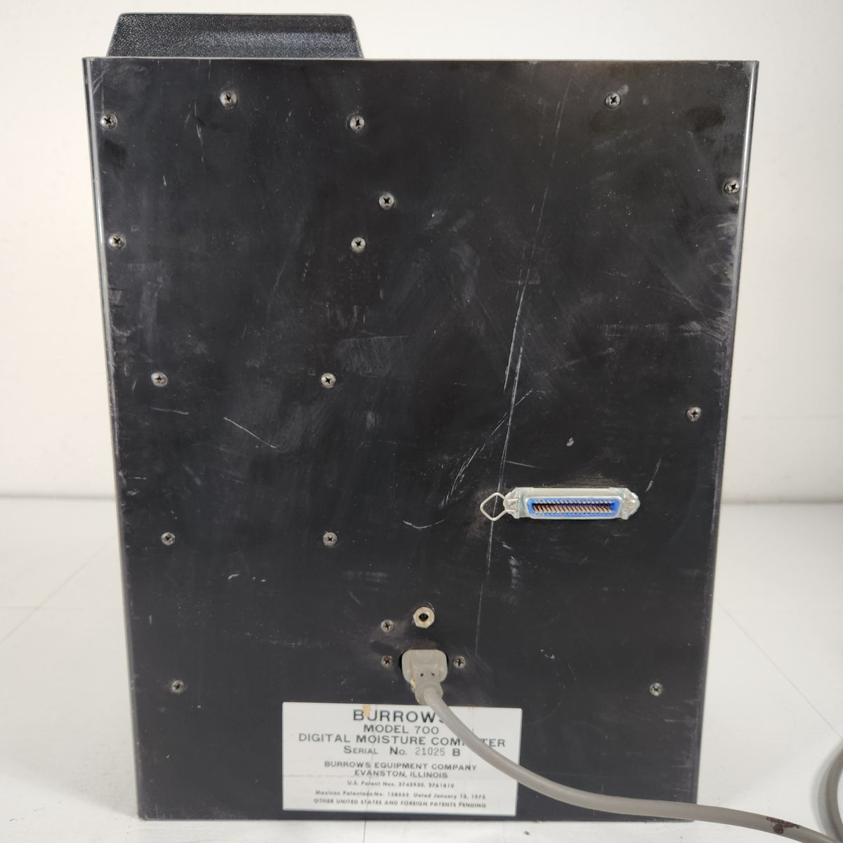 Burrows Model 700 Digital Grain Seed Moisture Tester Computer Vintage