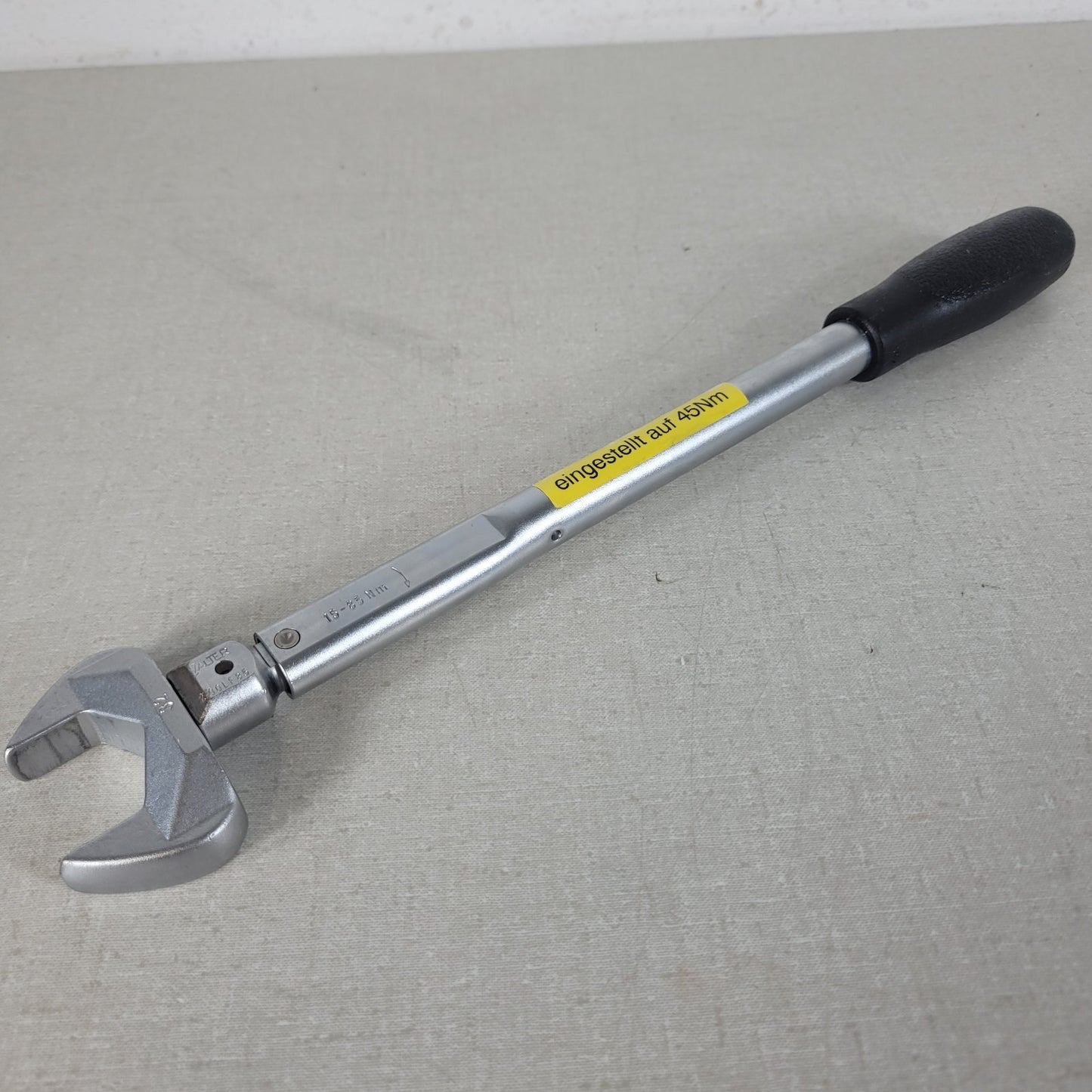 Carl Walter 2390LF/85 TQLF Preset Torque Wrench 45Nm 32mm Open-End Head