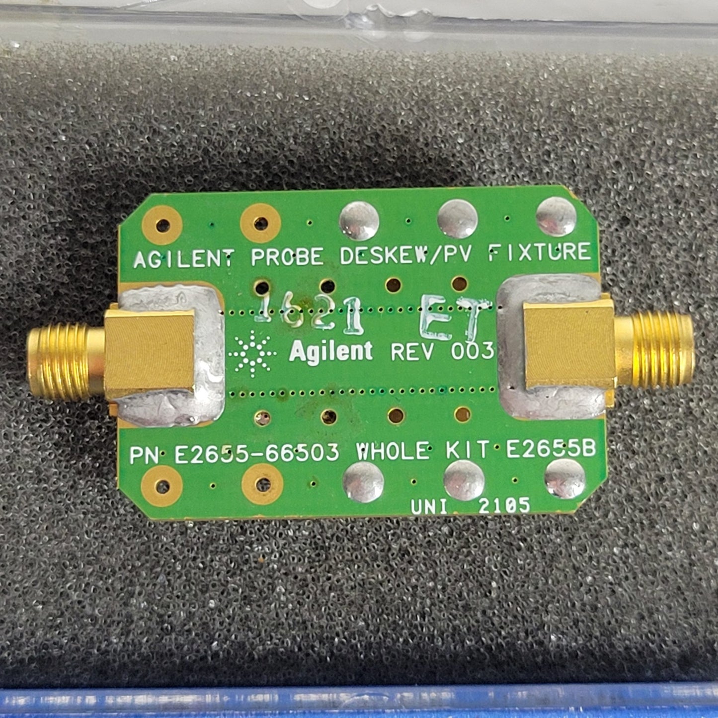 AGILENT E2655B Probe Deskew and Performance Verification Fixture Kit