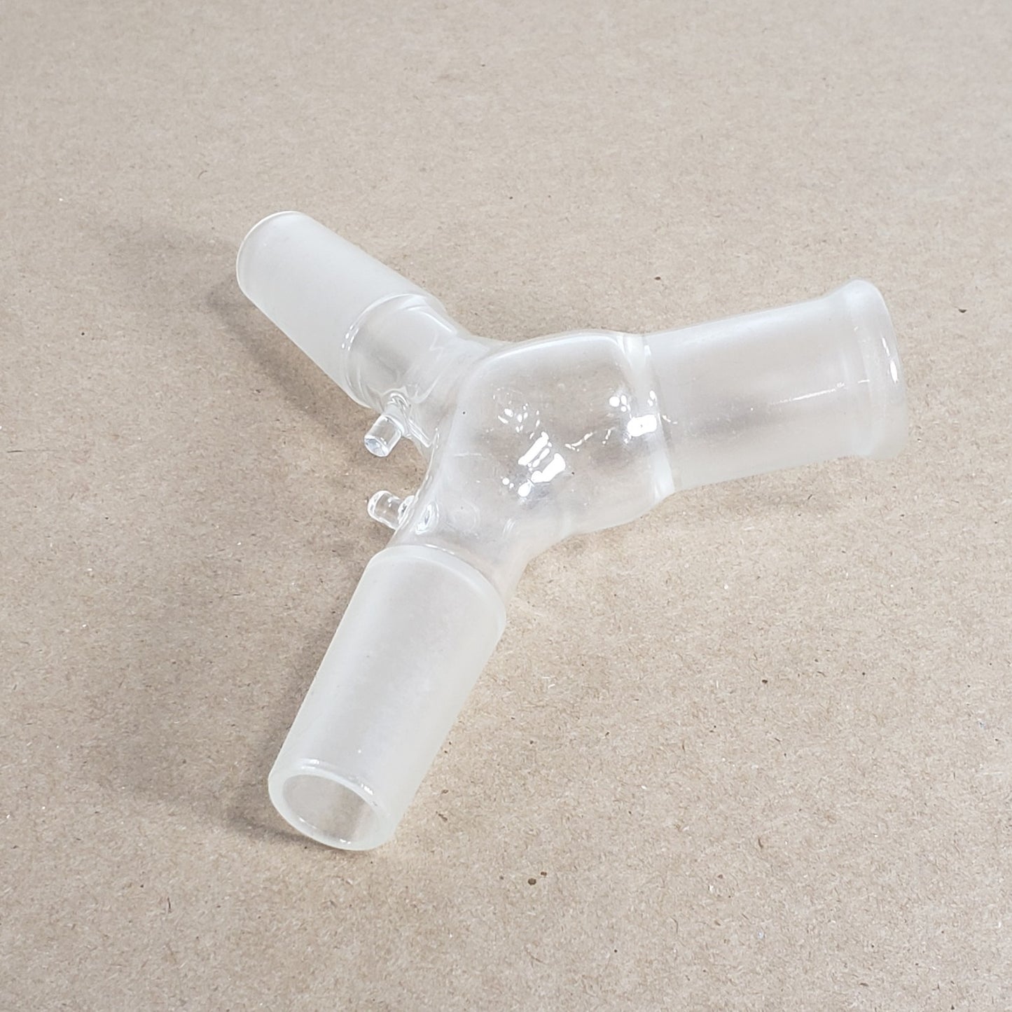 Lot Of 3 Ace Glass Inc 5040-10/5238-03/5125-10 Side-Arm/U/Y-Adapters 24/40 Joint