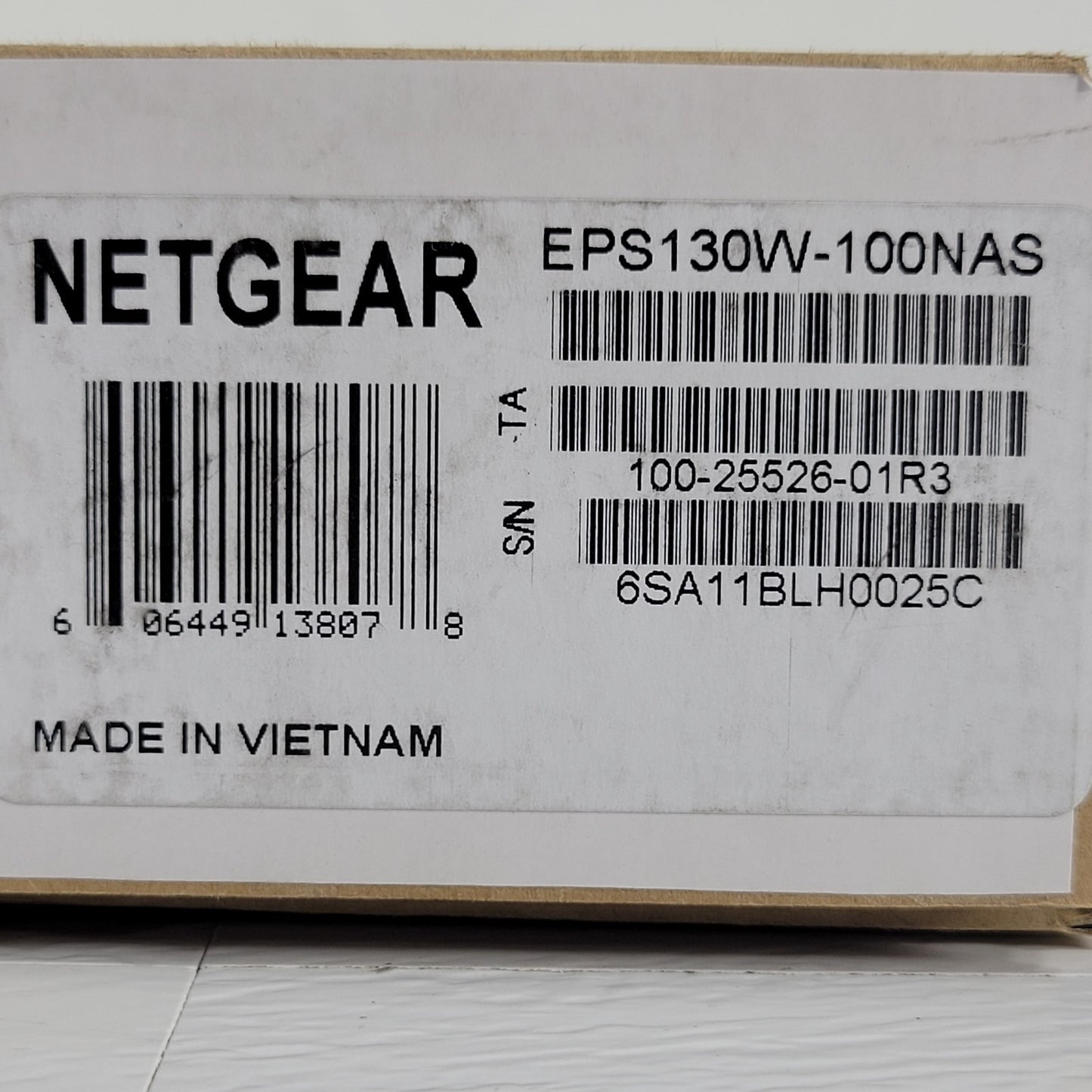 NETGEAR EPS130W-100NAS 130W 54V PoE Switch Power Adapter