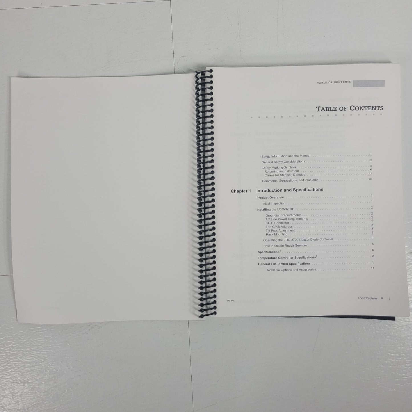 ILX Lightwave LDC-3700 Laser Diode Controllers Instruction Manual LDC-3712 3722B