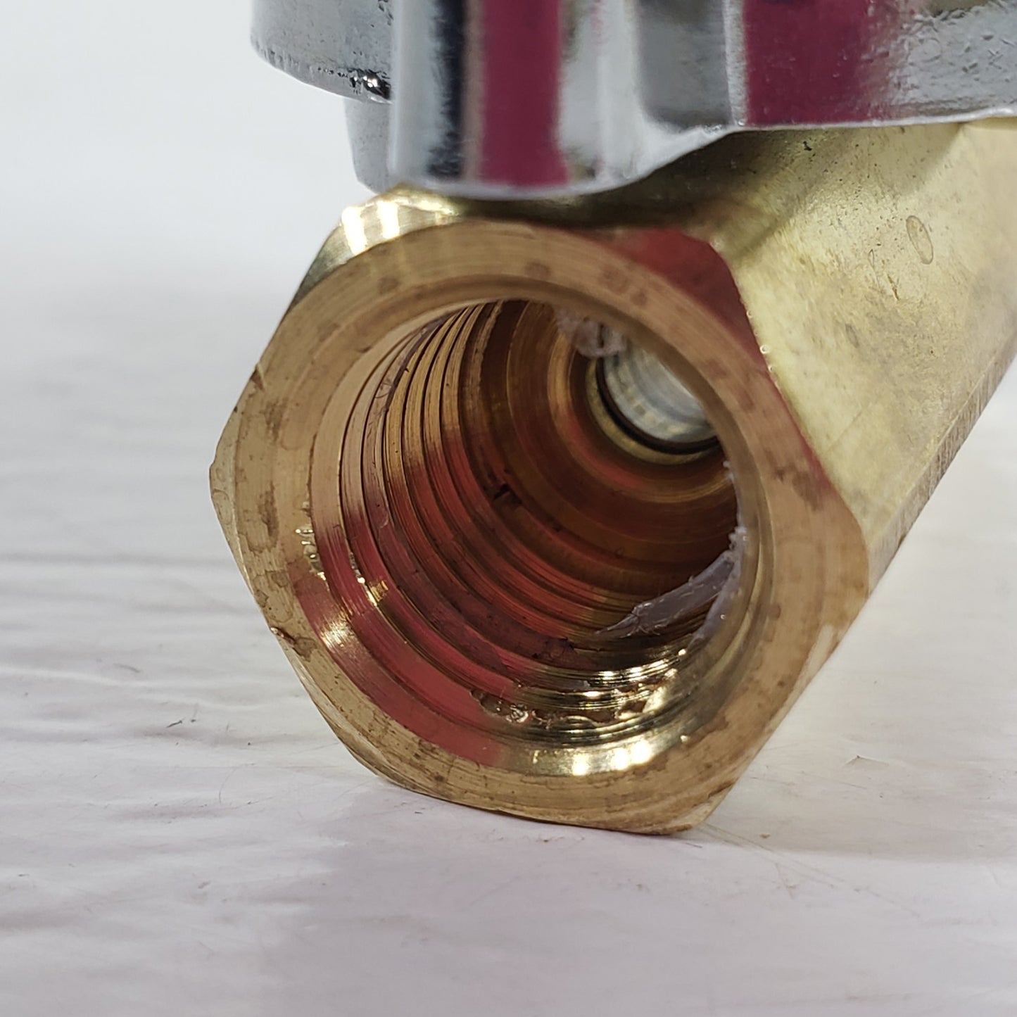 HAMAI III 1/4" Brass Ball Valve Manifold Lever Handle Quarter Turn