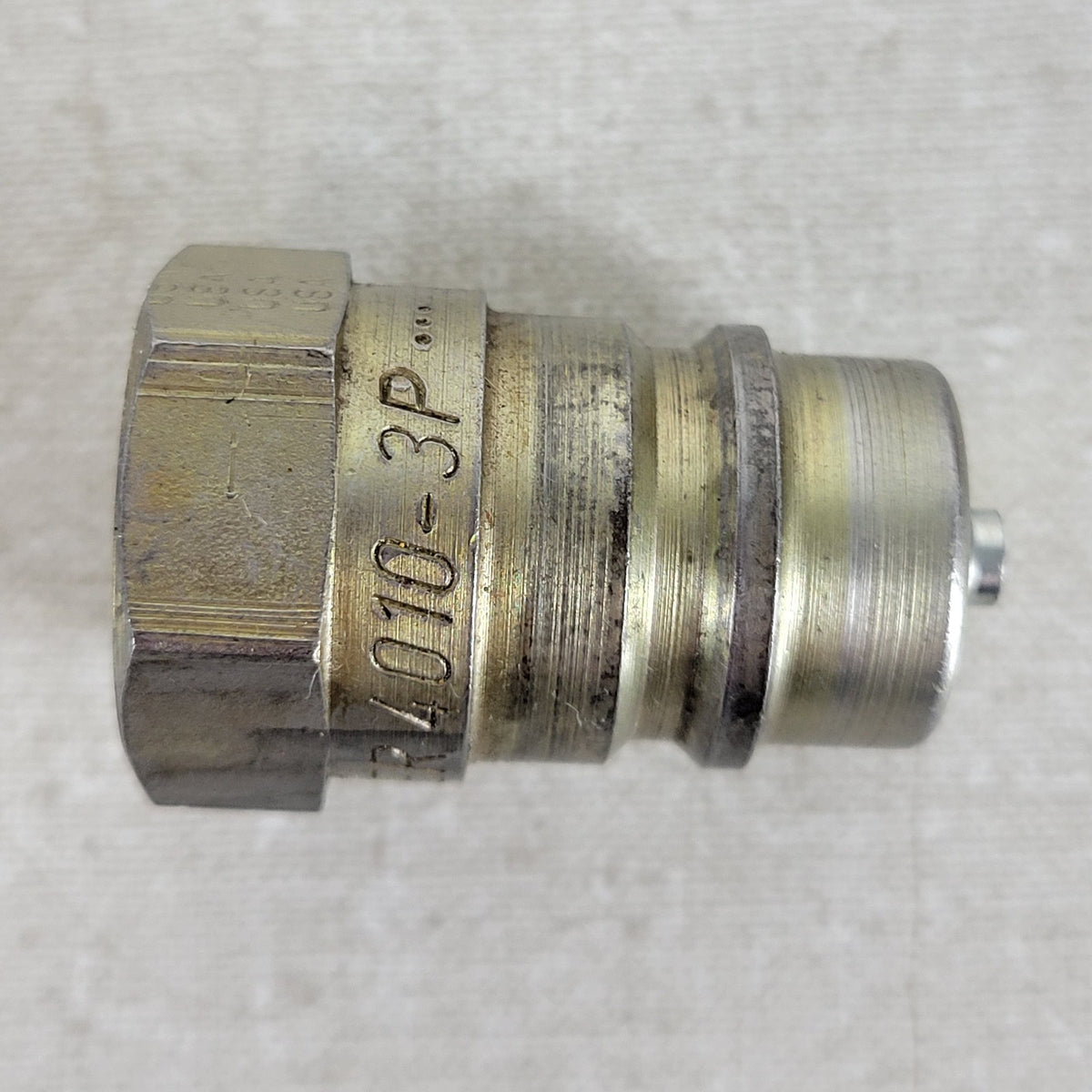 Pioneer 4010-3P 3/8" NPTF Male Hydraulic Quick Coupler Tip 3000 PSI
