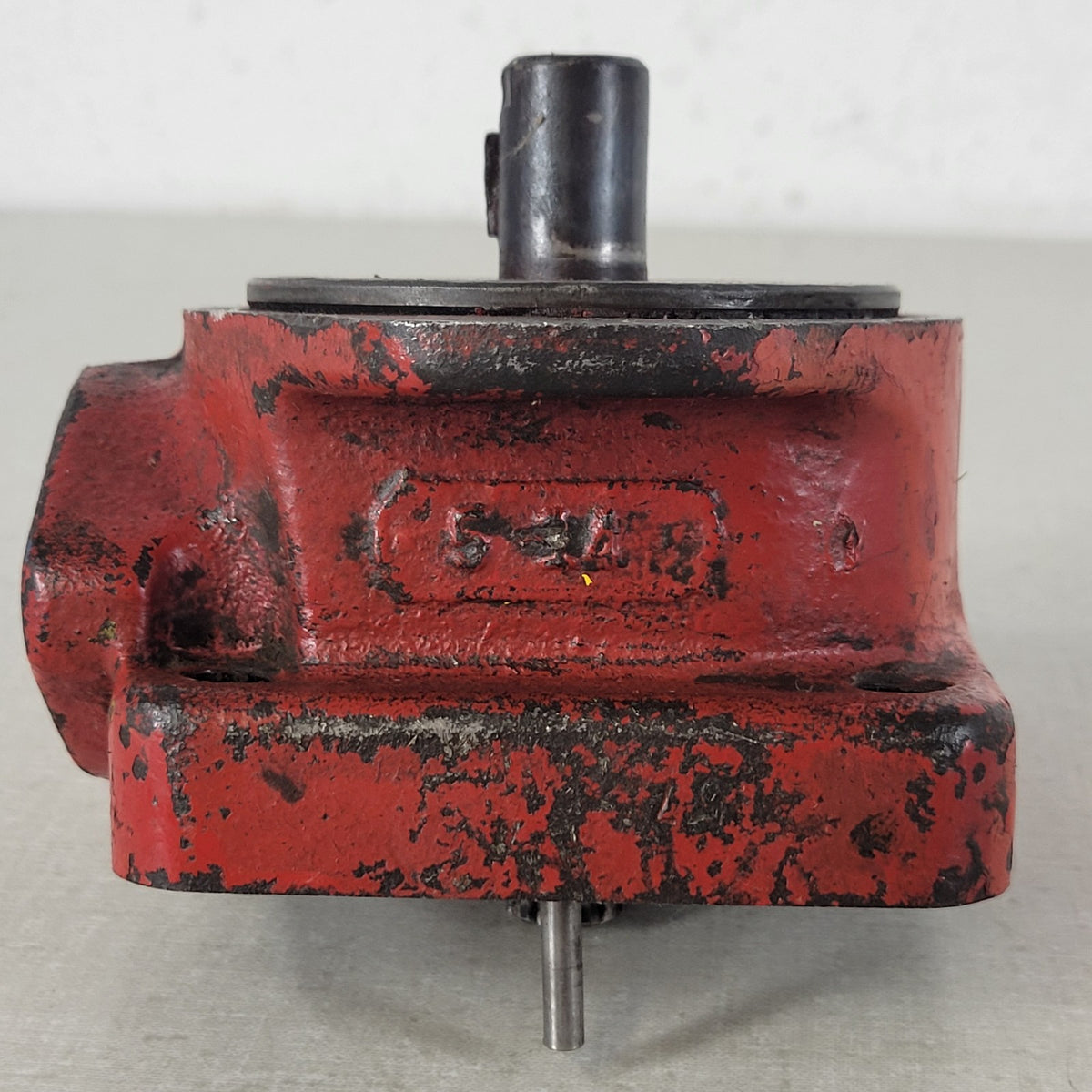 Vintage CROSS 4-Port Rotary Hydraulic Selector Directional Valve Cast Iron