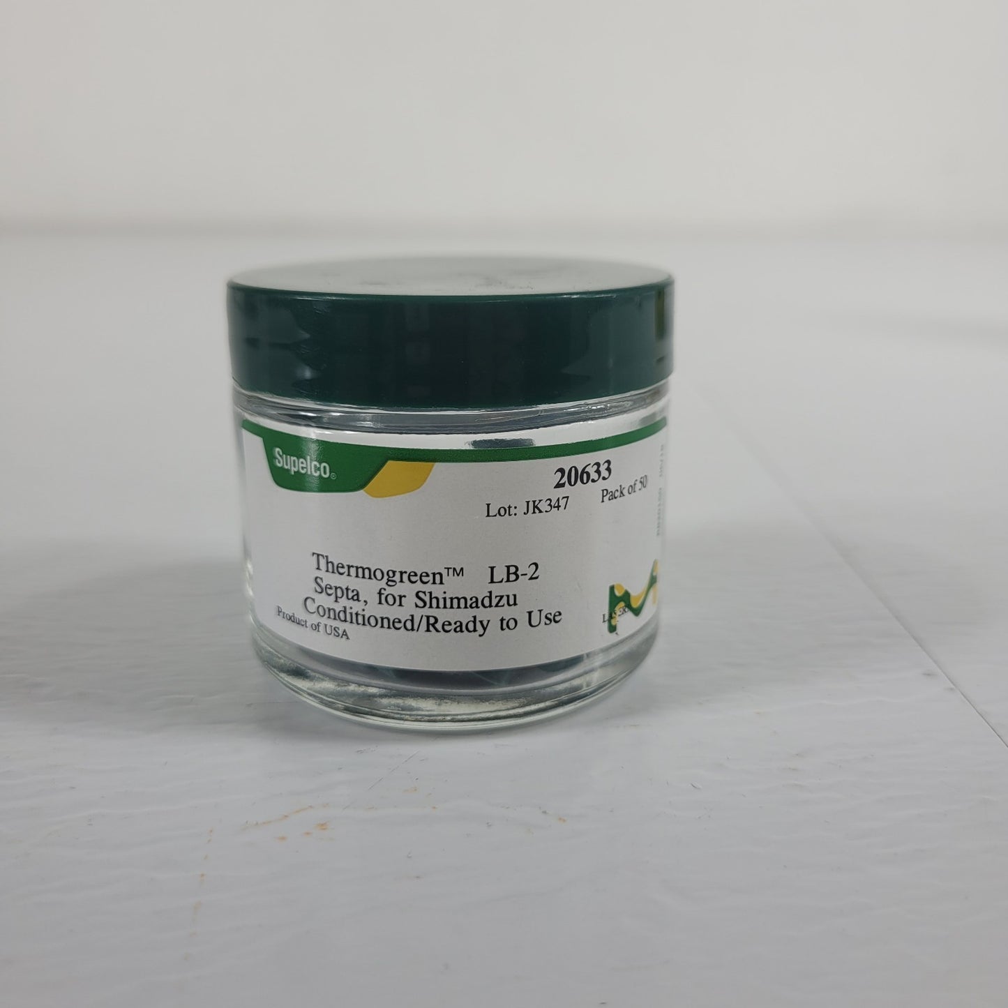 Pack Of 50 Supelco 20633 Thermogreen LB-2 Septa for Shimadzu Ready to Use