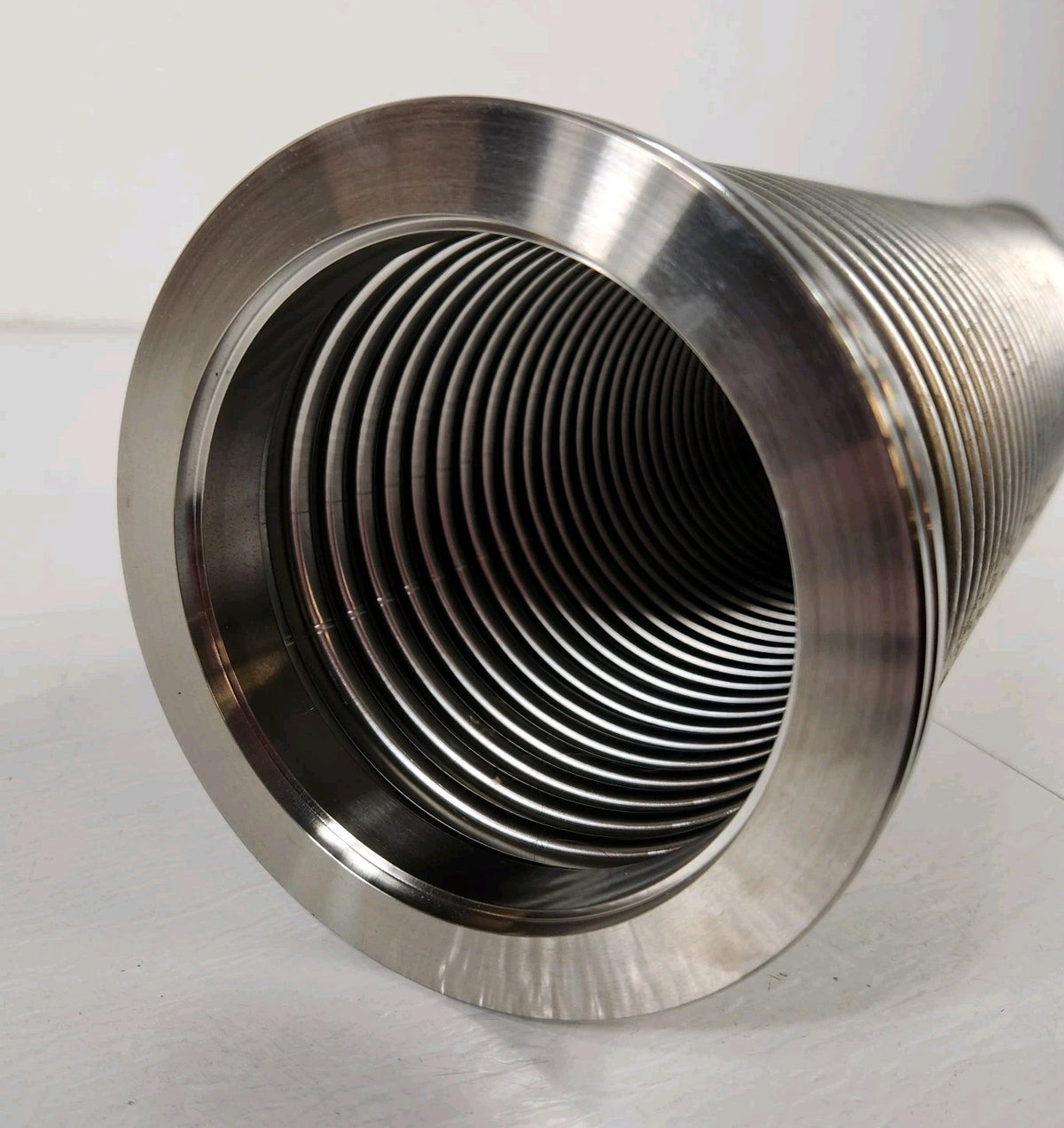 38.5" Long ISO-K100 DN100 K 4" Flexible Metal Vacuum Bellows Hose ISO Flanges