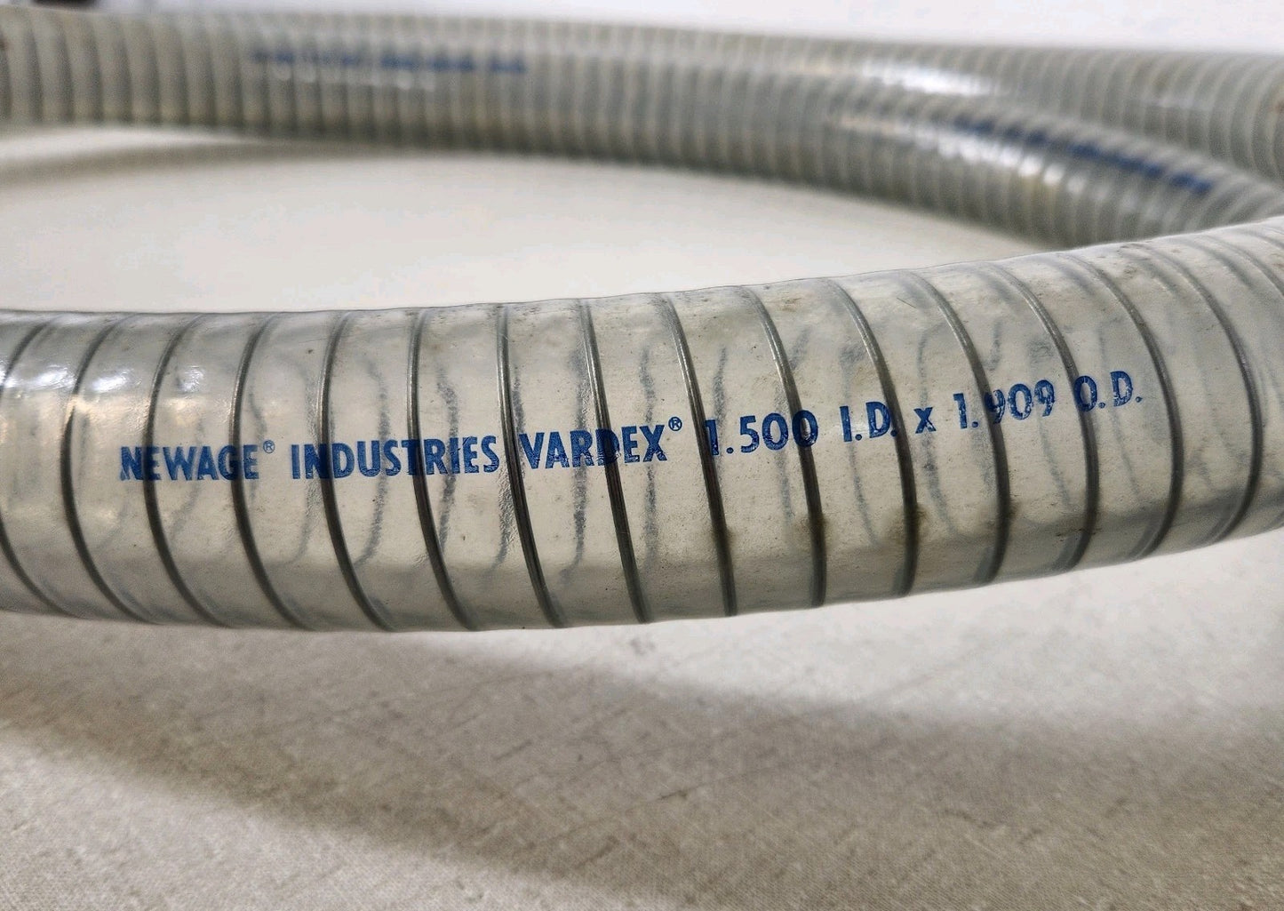 NewAge Vardex 12ft KF40 NW40 Vacuum Hose 1.5in ID Reinforced PVC