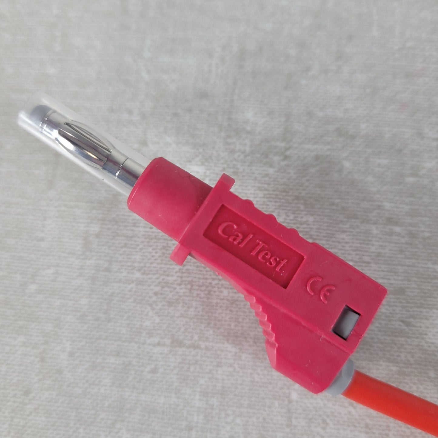 Cal Test CT2151-200-2 Red 4mm Stackable Banana Plug Test Lead 2m 600V 36A CAT II