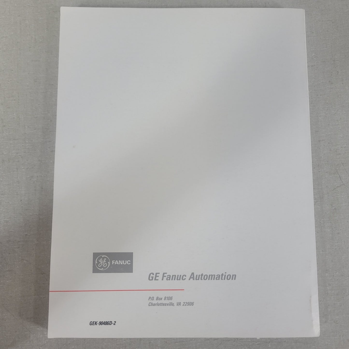 GE Fanuc GEK-90486D-2 Genius I/O Discrete Analog Blocks PLC User Manual
