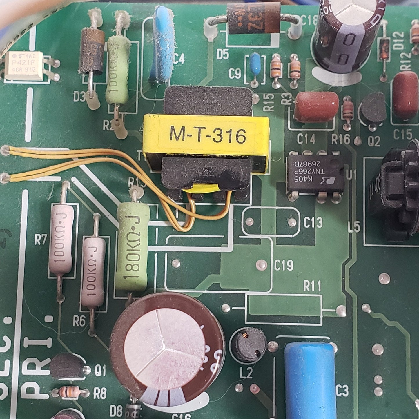 ALOKA EU-6029 Power Supply & Board from SSD-3500 Ultrasound Cart, PCB EP479900CC