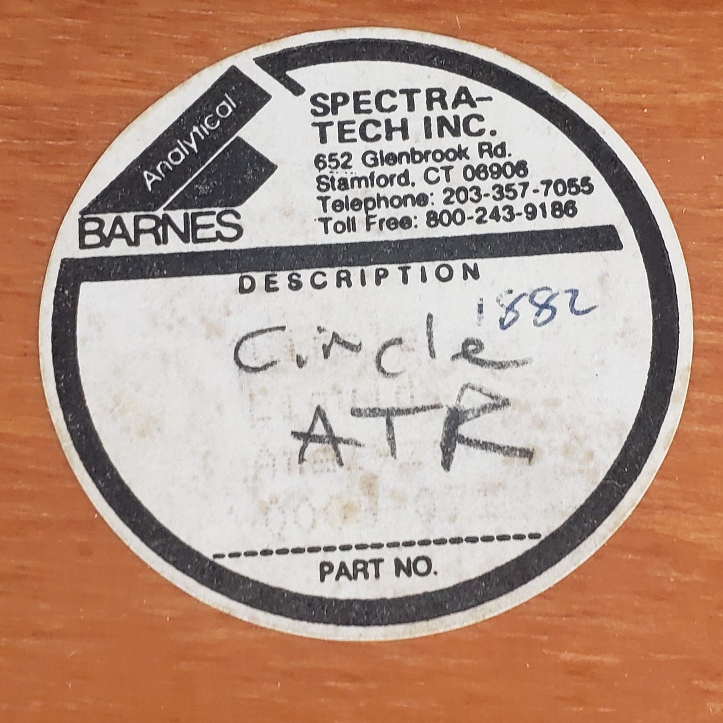 SPECTRATECH 0005-071 Optical Liquid Analyzer ATR, Accessories, and Carrying Case