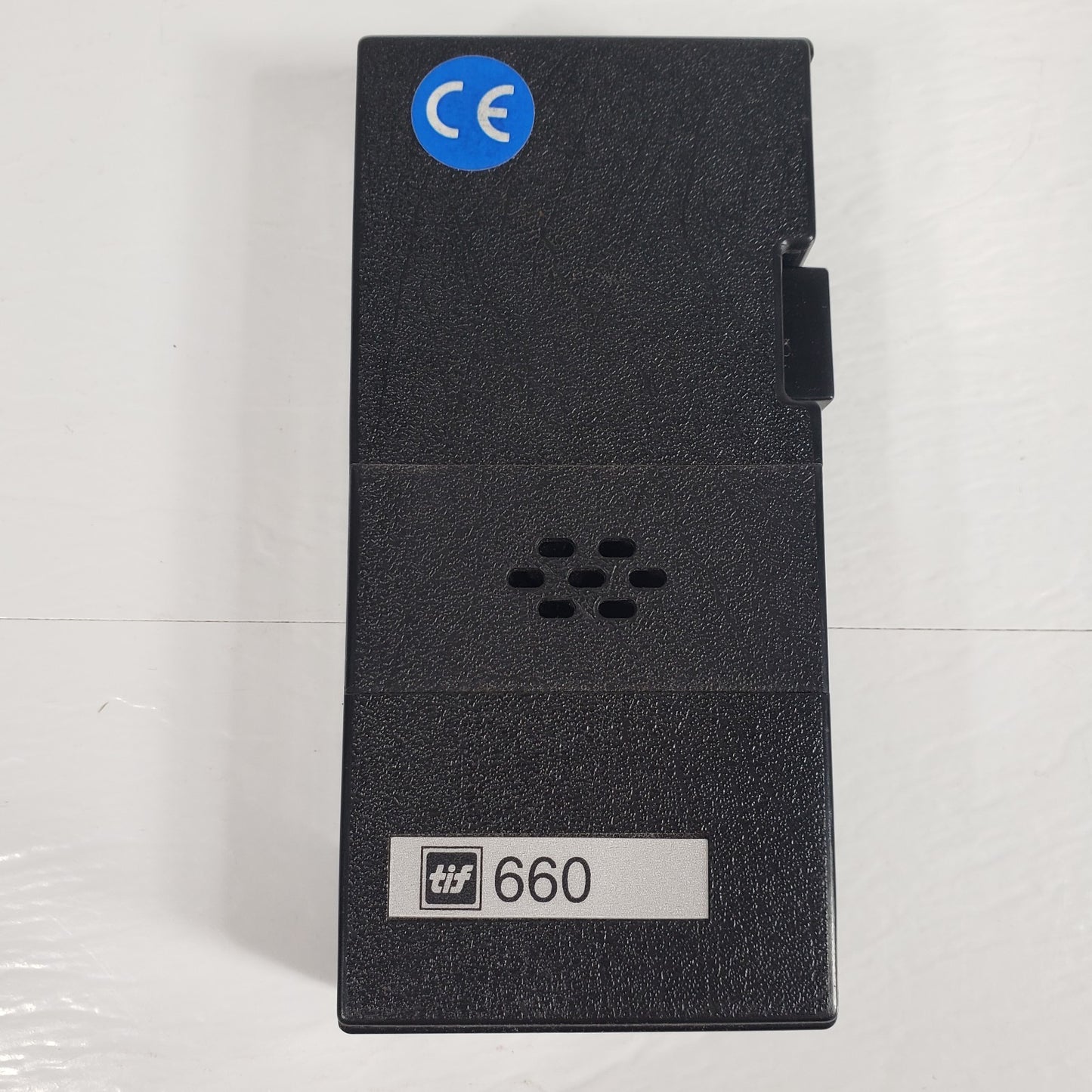 VINTAGE TIF GRG 660 Capacitor Tester Black and Original Leather Case, 9V Powered