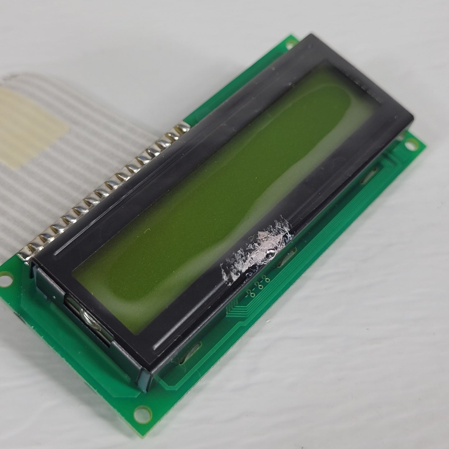 Data Vision DV16100-54 S1FBLY 16x1 Character LCD Module Yellow Green Backlight