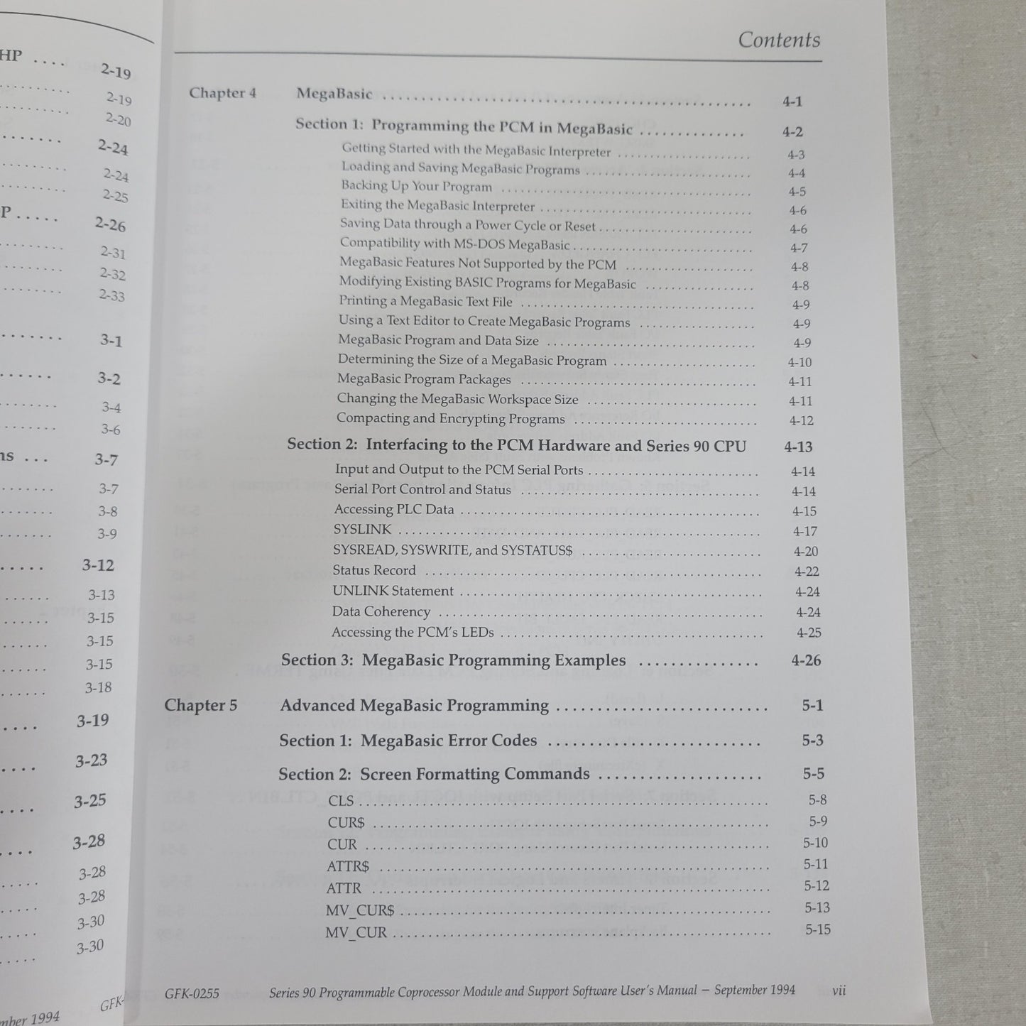 GE Fanuc GFK-0255H Series 90 PCM Coprocessor Module Support Software User Manual