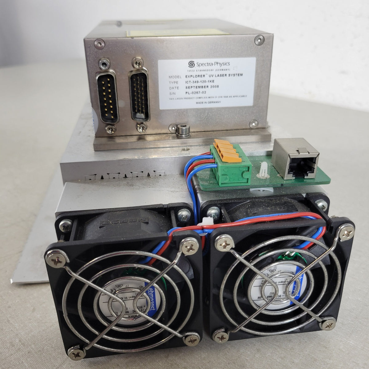 TESTED Spectra-Physics Explorer ICT-349-120-1KE 349nm UV Laser System 120uJ
