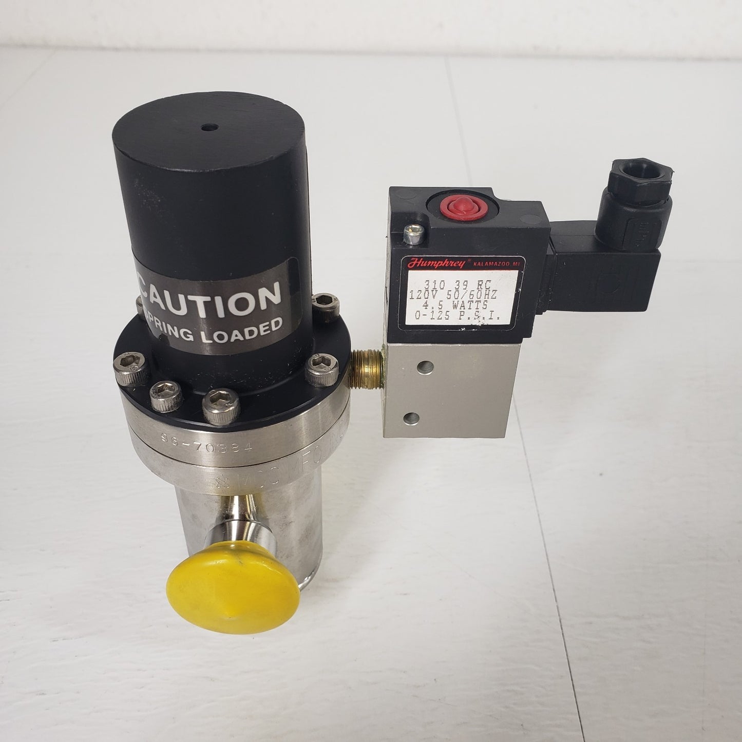 MDC KIV-075-P High Vacuum Inline Pneumatic Valve 2x KF16 NW16 QF16 320-72