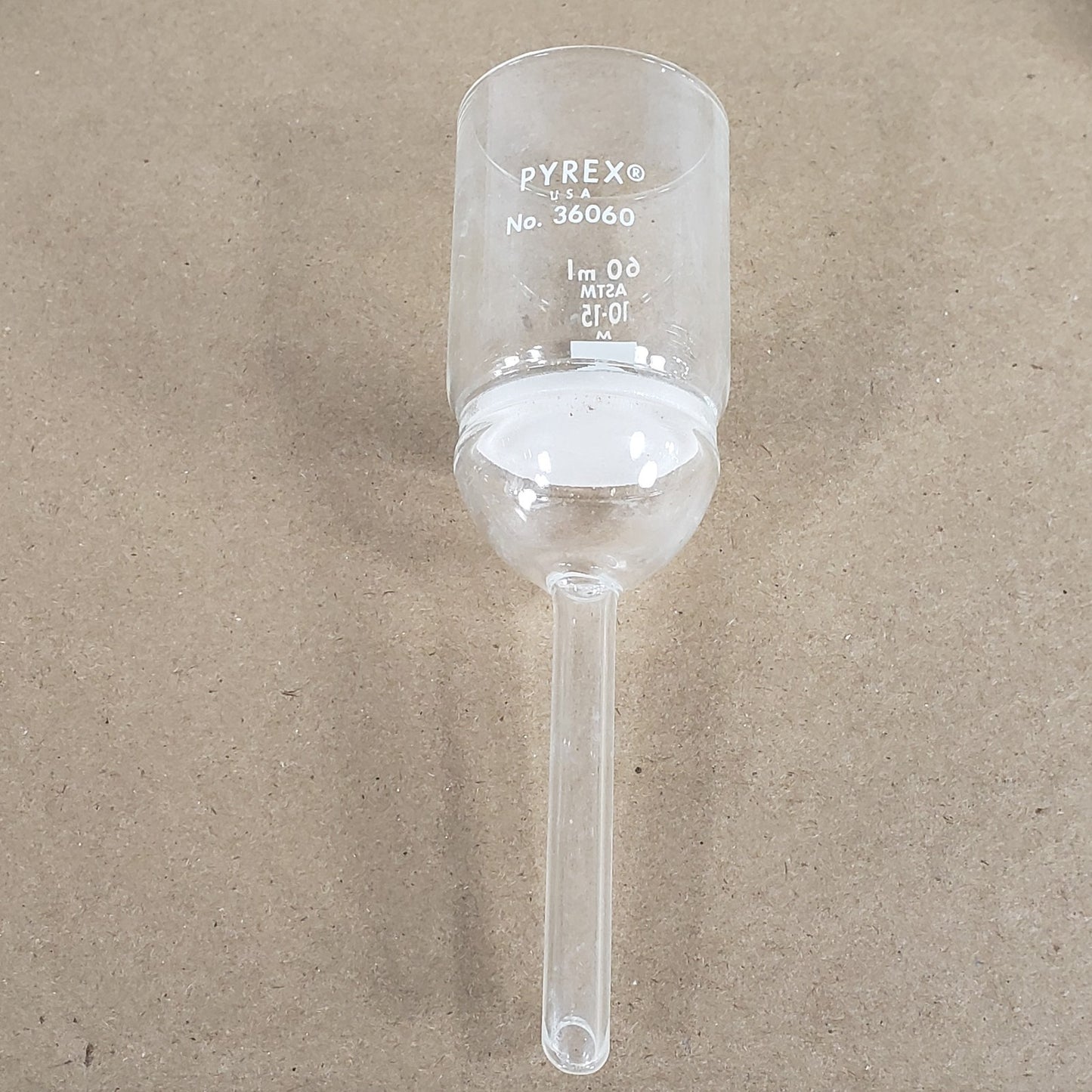 Lot of Pyrex 36060/Chemglass GC-1402-14 60mL Buchner Filtration Funnels 4 total