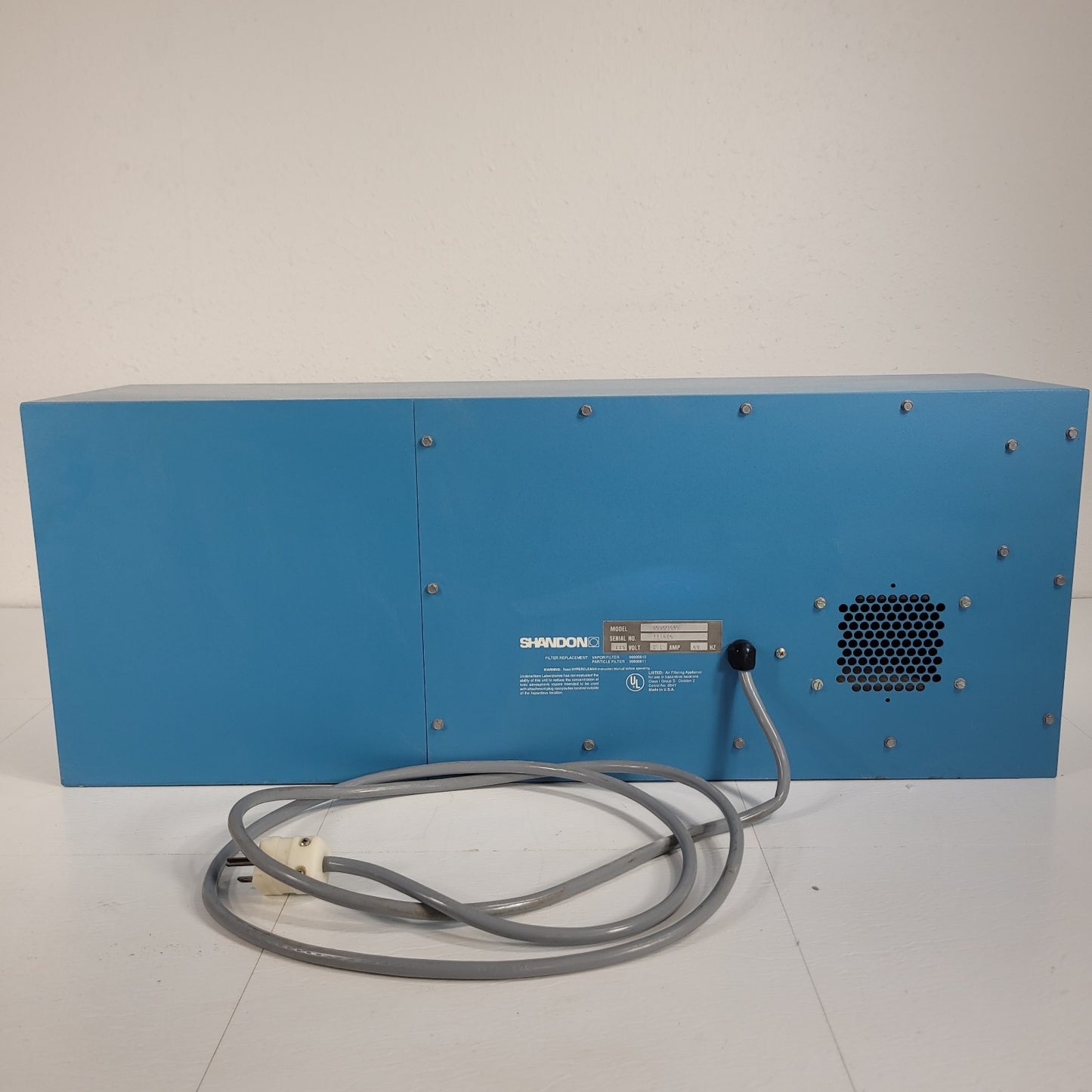 Shandon HyperClean 1 9990649 Pathology Fume Extraction Workstation 115V
