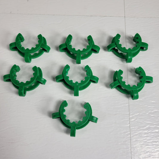 Pack of 7 SCHOTT DURAN KECK KC24 Green Clips for 24/29 24/40 Conical Joints
