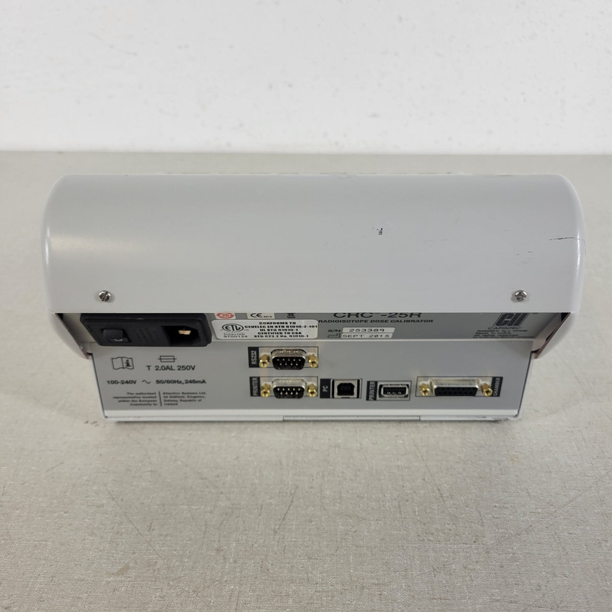 Capintec CRC-25R Radioisotope Dose Calibrator Controller Readout