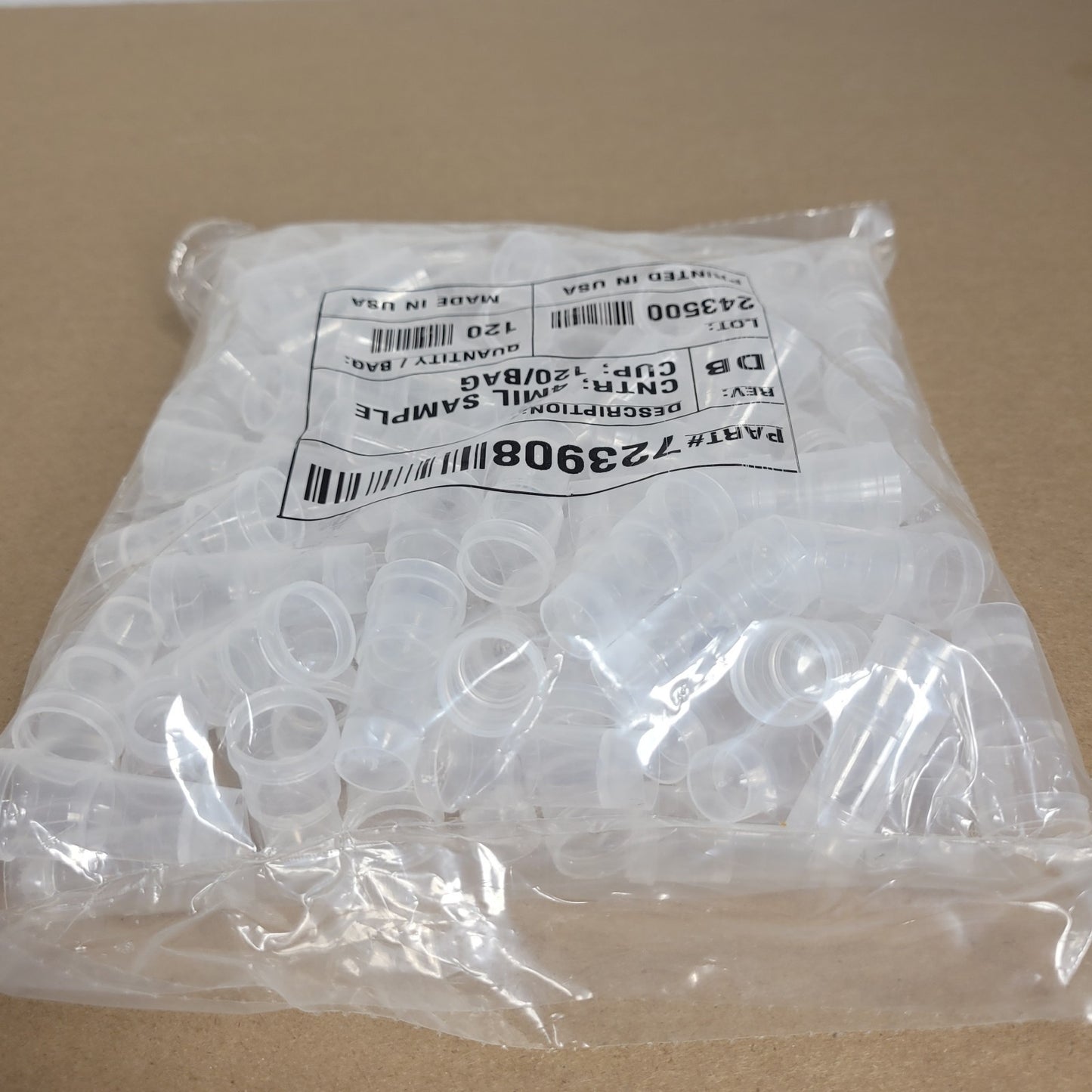 Beckman Coulter 723908 Vi-CELL 4mL Sample Cups 120/Bag Cell Viability Analyzer